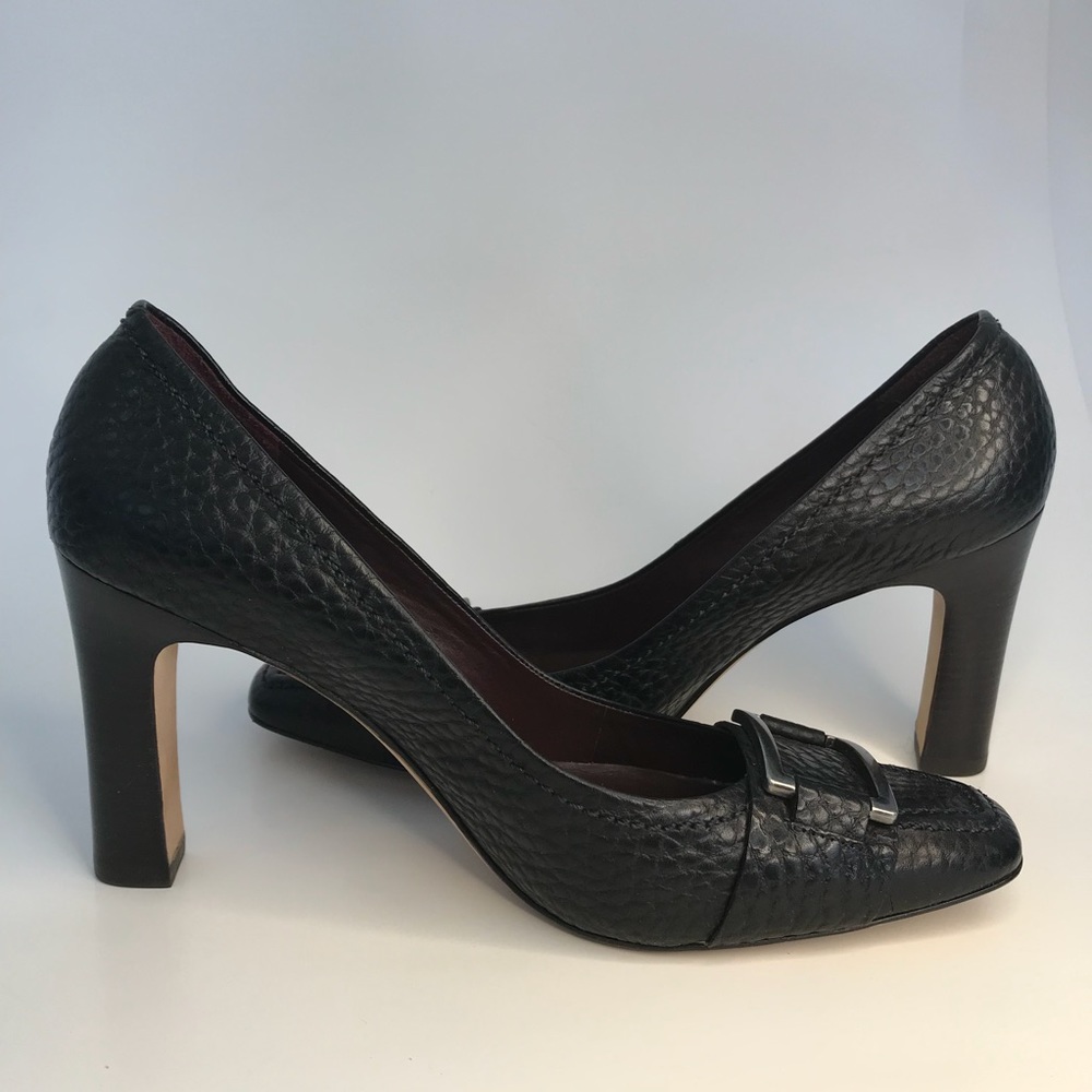 Banana Republic Black Patterned Heels